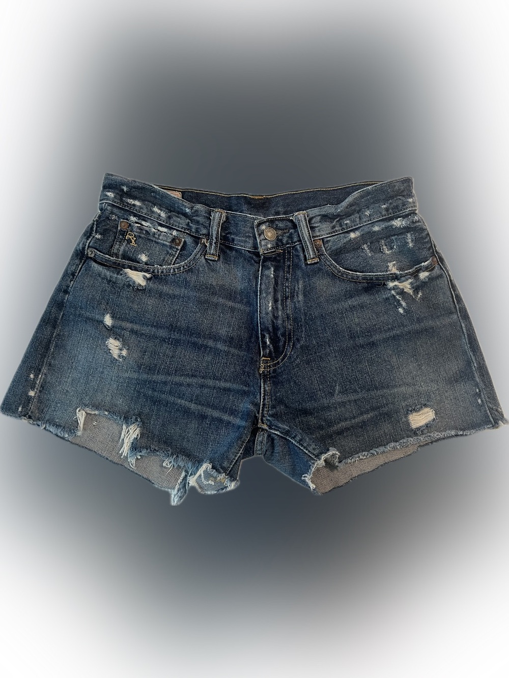 Polo Ralph Lauren Distressed Denim Cutoff Shorts